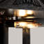 Vitrine noire en verre American Design