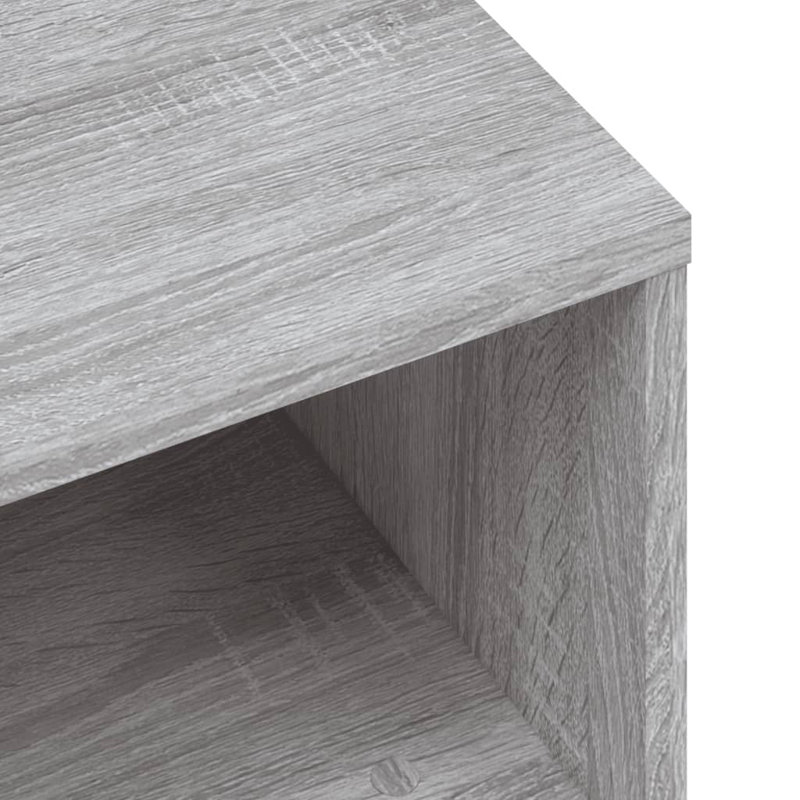 Havard Unfinished TV Stand, 40cm H x 80cm W x 40cm D, Grey Sonoma