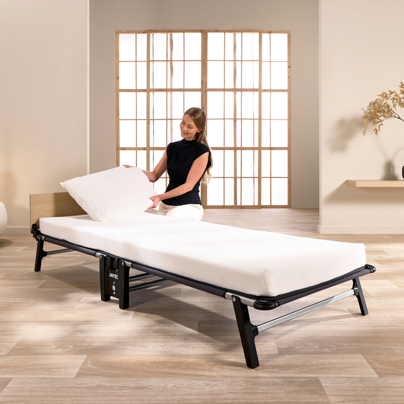 Jay-Be QM80 Quick Folding Bed With Memory Mattress, Single