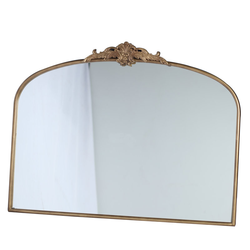 Rustic Boho Wall Mirror, Frame Decorative Accent Mirror, Lightweight Durable Easy Install Mirror For Bathroom Vanity Hallway