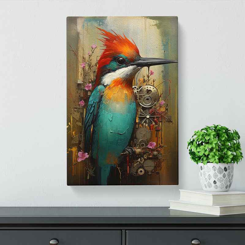 Hummingbird - No Frame Print, 50cm H x 35cm W x 3cm D