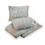 Courtepointe réversible 3 pièces en coton bleu standard-128959248