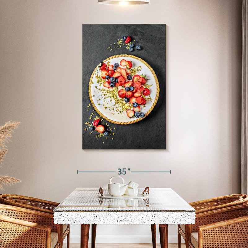 Yarlin Berry Topped Tart, 48" H x 32" W