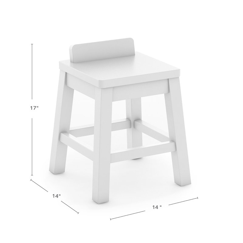 Ensemble de 2 tabourets pour enfants Martha Stewart, Blanc