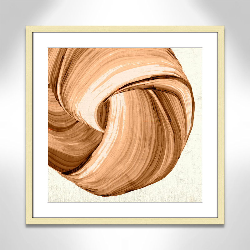 Orange Tango II imprimé par , 23.5'' W x 23.5'' H, Matted Print, Or mat