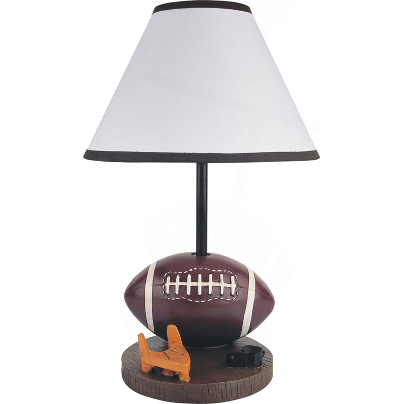 Lampe de table de football en résine 15,75 "H