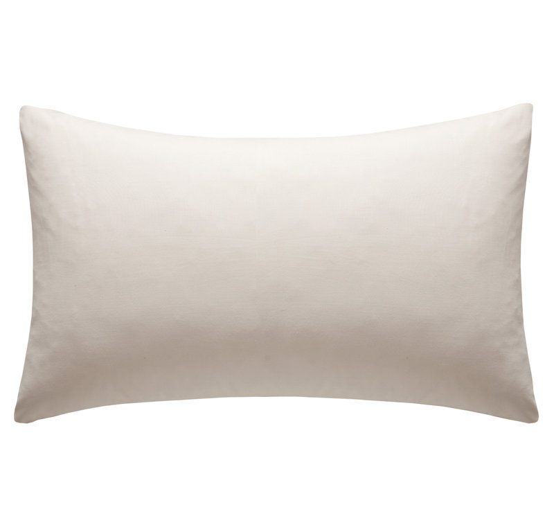Easy Iron Percale Oxford Pillowcase, Cream