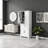 Bathroom/Kitchen/Office White Storage Cabinet (72.2"H) - 22Lbs/Shelf, Adjustable Shelf, Anti-Tip