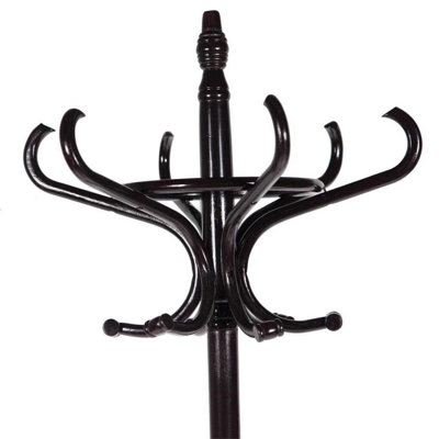 Clancie Solid Wood Freestanding 6 - Hook Coat Rack