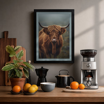 Highland Gaze Rustic - Framed Print