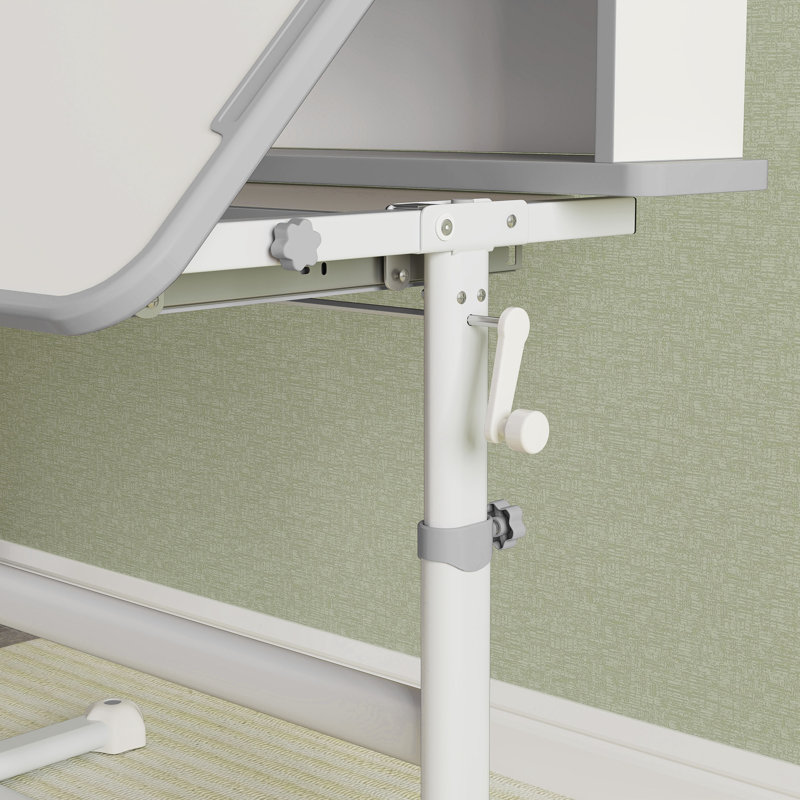 Abbygael Kids Desk and Chair Set Height Adjustable Ages 3-13 Years, Grey