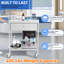 Chariot utilitaire en acier inoxydable 2 couches