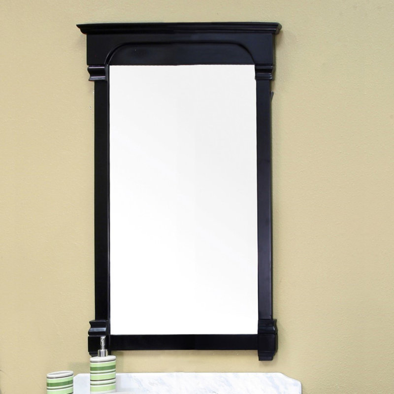 Espresso Birch Wood Full Length Rectangular Wall Mirror