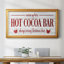 «Hot Cocoa Bar», reproduction d'un seul cadre photo sur toile