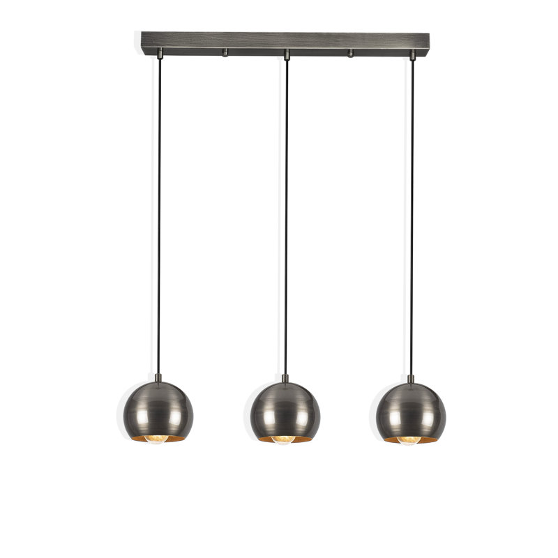 Luminaire suspendu en métal à hauteur réglable pour îlot de cuisine, Platine