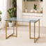 Carnesville Glass Modern Rectangular Tempered Glass Dining Table for Home Kitchen Room