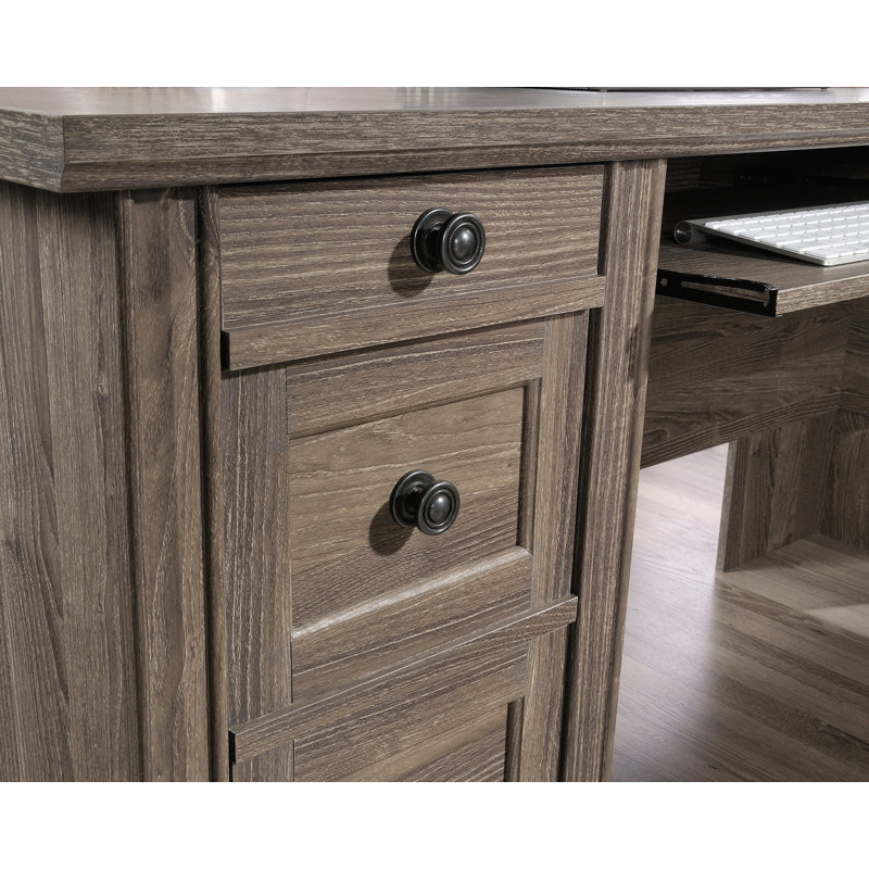 Bureau en L, Brun