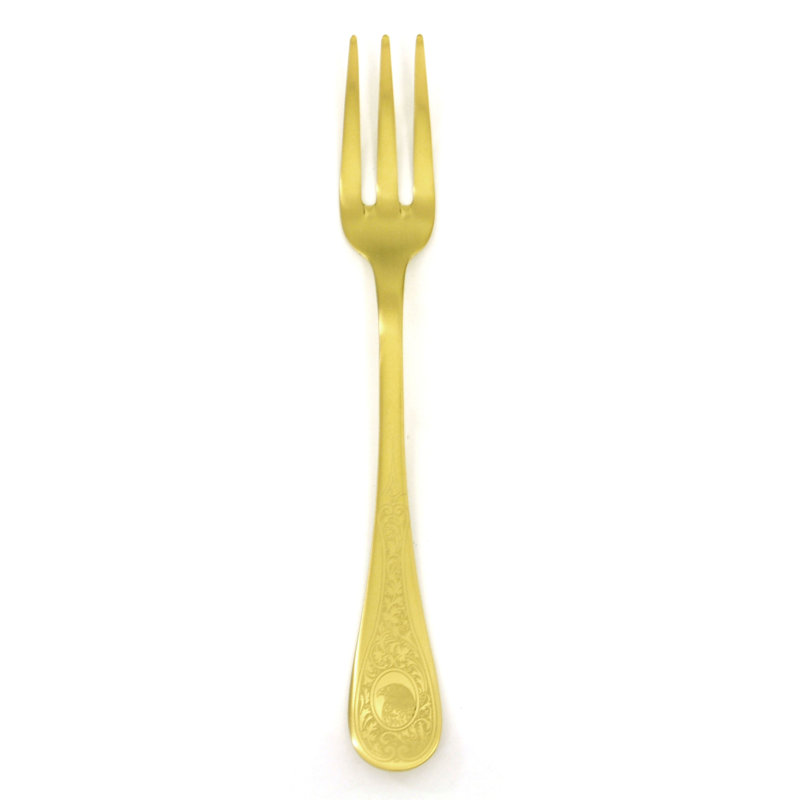 Diana Serving Fork - 24 Pieces, Ice Gold