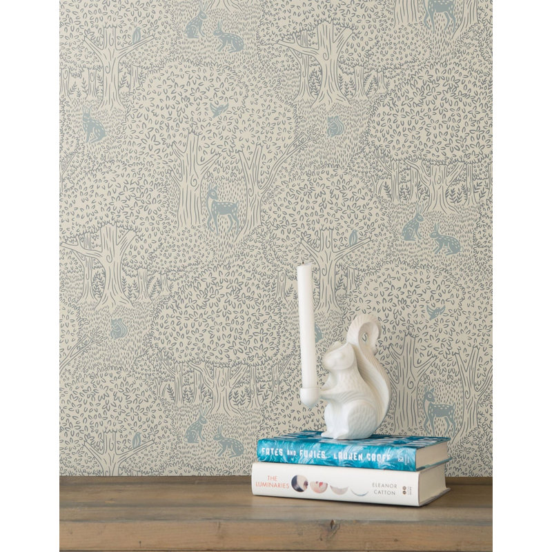 Woodland Wallpaper | Traditional / Roll - 27" x 30', Parchment