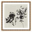 «Frony Black Florals I» par Isabelle Z - peinture encadrée-69271006-69271007