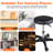 Rolling Stools with Wheels, Height Adjustable Stool