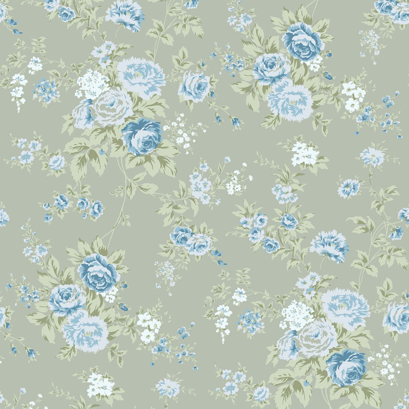  Papier peint Arthur Wild Flower, Vert