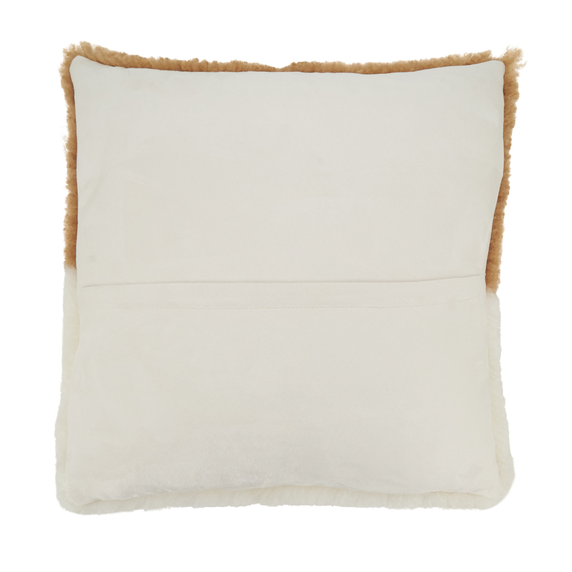 Shearling Collection Sheepskin Throw Pillow, Natural, Down