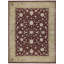 Hand-Knotted High-Quality Red and Brown Area Rug