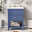 Meuble-lavabo 24 po avec lavabo supérieur, meuble-lavabo moderne avec 2 tiroirs et meuble-lavabo simple-114210681