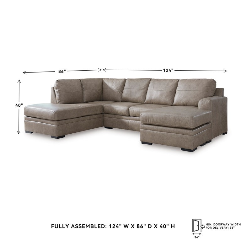 Amuleto 2-Piece Sectional With Chaise, Left Hand Facing