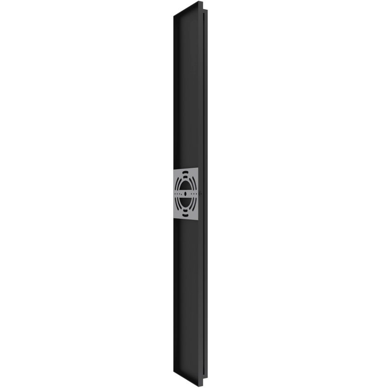 Avenue Outdoor Black 5Cct Wall Sconce, 24" H x 5" W x 4" D