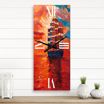 Horloge murale Frigat pendant la soirée