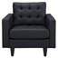 Chaise avec accoudoirs en cuir Modway Empress-378431262