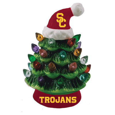 Maclachlan 8" NCAA Ceramic Tabletop Christmas Tree