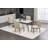 Flaux Leather Upholstered Metal Dining Chairs-1617810804-1617810803