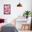 Cadre flottant Vivid Pink Disco, design par LSR Design Studio-1727145889-1727145890