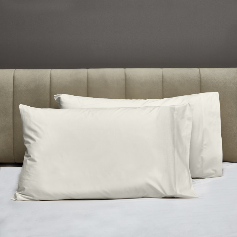 Gemma Pillow Case, Standard Pillowcase, Ivory