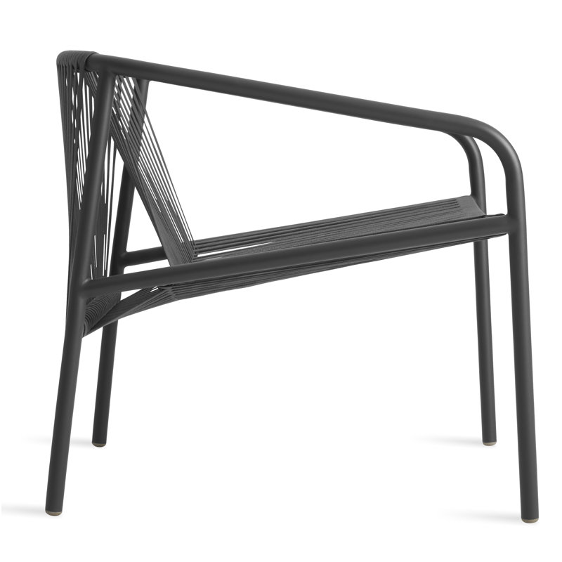 Lookout Outdoor Lounge Chair, Carbon