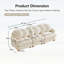 Canapé modulaire Comfy Chenille-1037165043