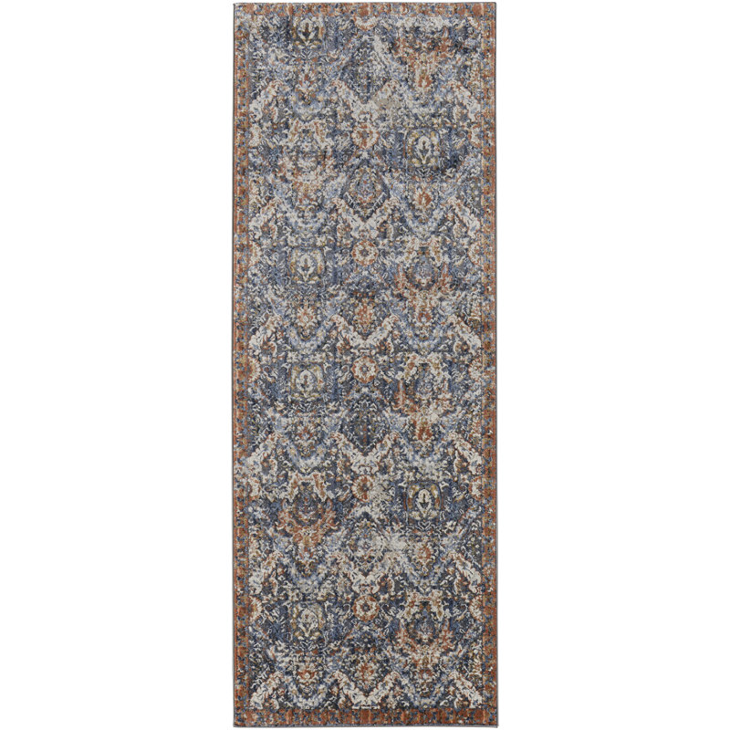 Canalou Ikat Indoor Rug, Runner 2'6" x 12'