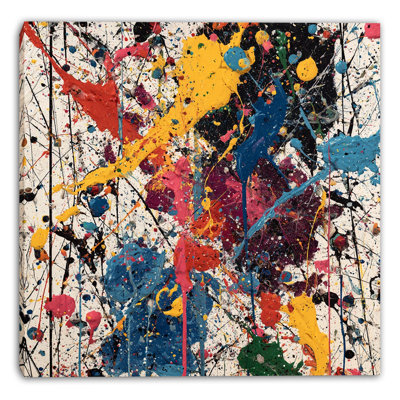 «Energy Collide», art mural sur toile tendue
