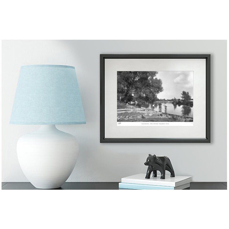 Laleham, The River Thames 1934 by Francis Frith - Single Picture Frame Print, 60cm H x 80cm W x 2.3cm D