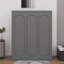 Grand lit escamotable avec tablettes