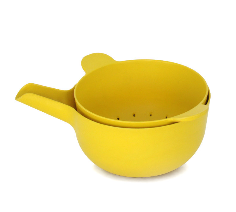 Ensemble de bol et passoire EKOBO, H 5 po x l 8,5 po x P 8,5 po, Lamon