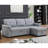 Beuna 83.5" Modern Reversible Sleeper Sectional Sofa with Storage Chaise-346567177