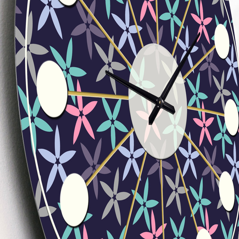 Horloge murale rétro Mid-Century, Petit