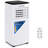 Serenelife Portable Air Conditioner 8000 BTU - Compact 4-In-1 Single Duct A/C Unit With Cooling, Heat, Dehumidifier & Fan Modes, Energy Efficient 300 Sq. Ft. With Universal Castors, Window Mount Kit