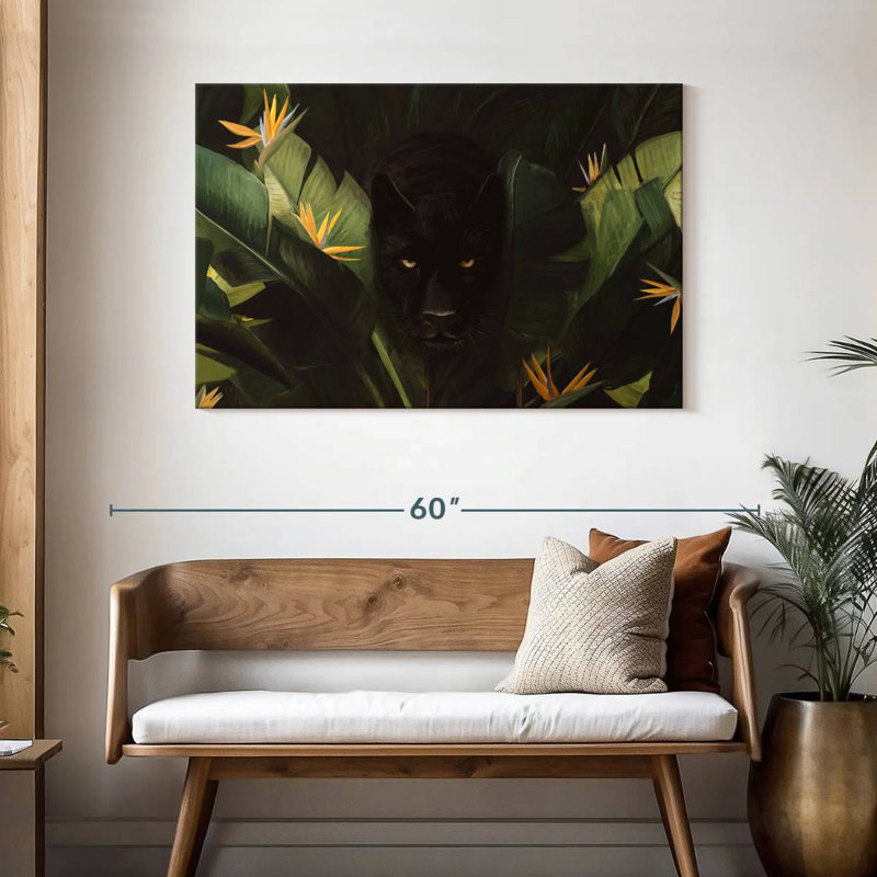 Brampt Hello Panther, 30" H x 45" W