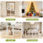 Barrière pour animaux 4 panneaux en bois transparent pour animaux de compagnie - très large avec barrière en acrylique transparent pour escaliers / couloir H 31 po x l 68 po-1527946197