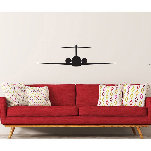 17 Stories 175 / * Boeing 717 avion silhouette vinyle mots autocollant ...